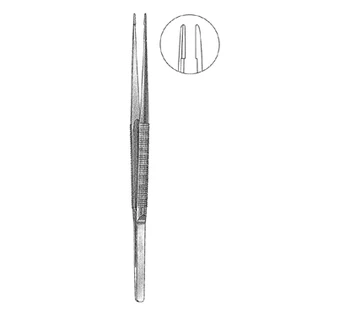 Rhoton Type Suture Tying Forceps 18.0 Cm,With Platform,Round Handle ...