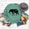 Light green sweatshirt (black font)