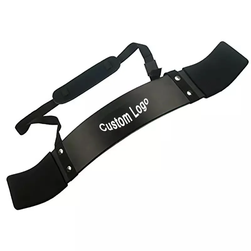 GAF Adjustable Curl bar with Weights Weight Lifting Equipment Spotter Arms Blaster for Biceps Chest Workout Neck Support