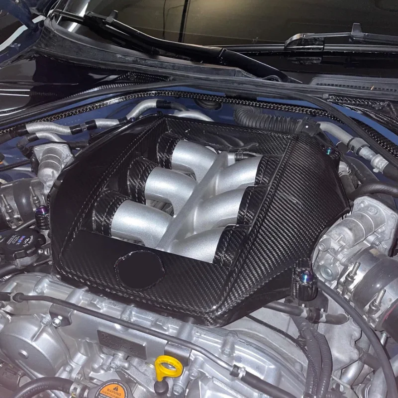 OEM Car Bay Cover Panels Carbon Fiber Fibre Engine Cover For Nissan R35 GTR
