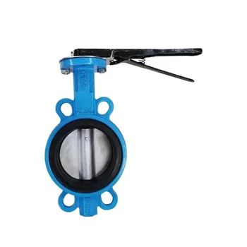 Body EPDM Soft Seal Wafer Manual Butterfly Valve Cast Iron Carbon Steel Normal Temperature Wenzhou General 3 Years OEM/ ODM BSTV