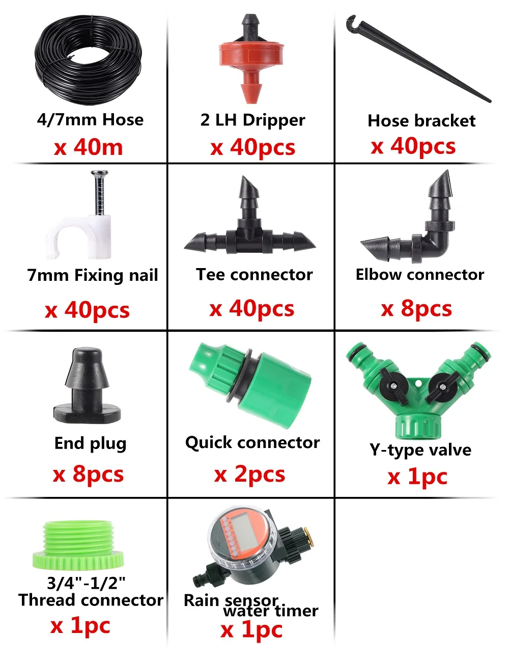 Система автоматического орошения сада умная система капельного с умным таймером и датчиком дождя