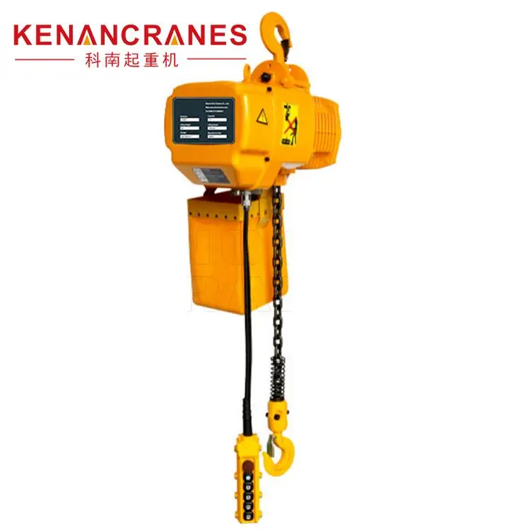Electric Trolley Type Chain Hoist Factory Price 500kg 1ton 2 3 5 Lifting Goods 2 Years Pendent Line+remote Control