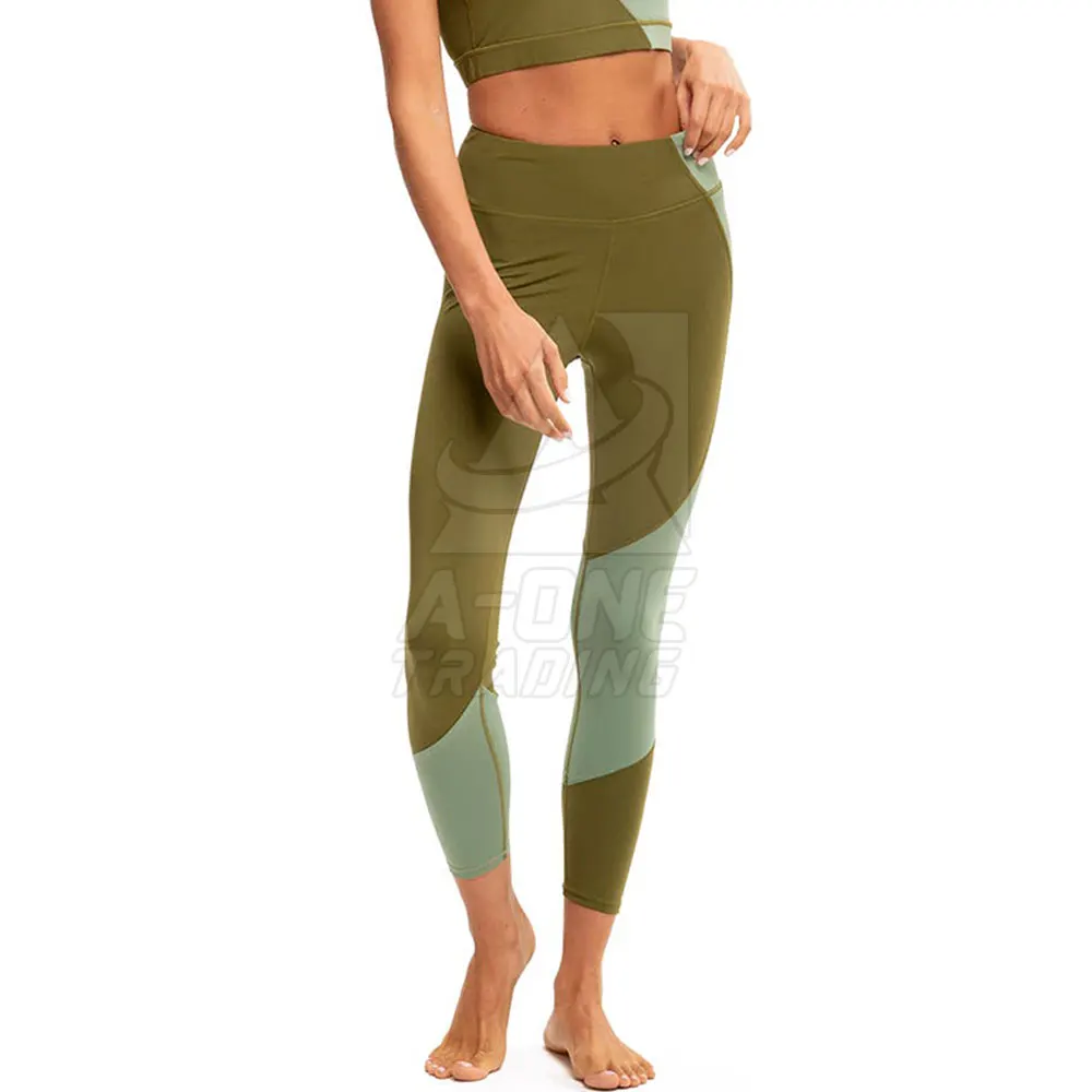Design Your Own Fitness Legging With Low Price Spandex / Polyester Made