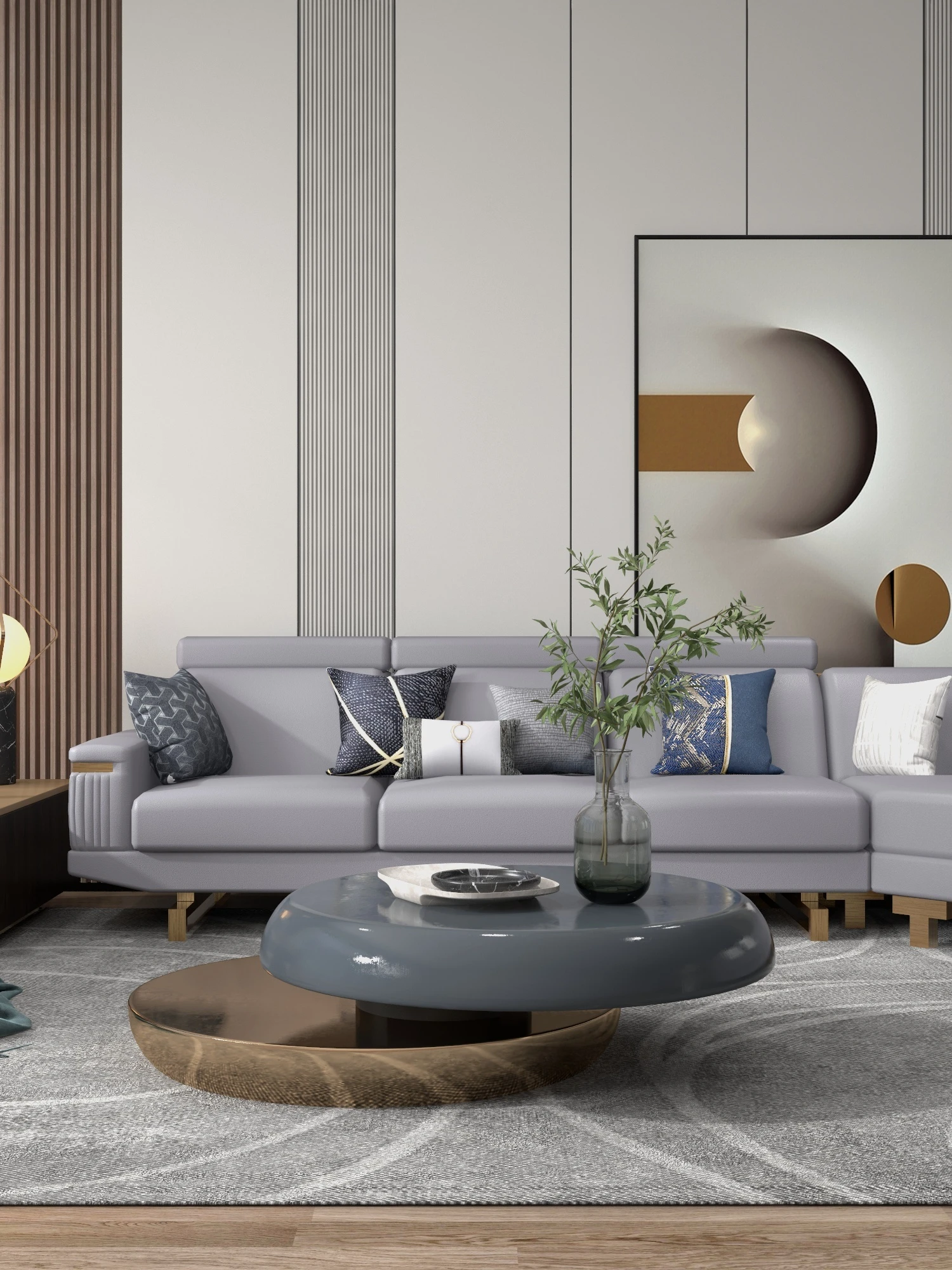 Corner Sectional Sofa Sofa Set Good Price Simple Office Building Gsv