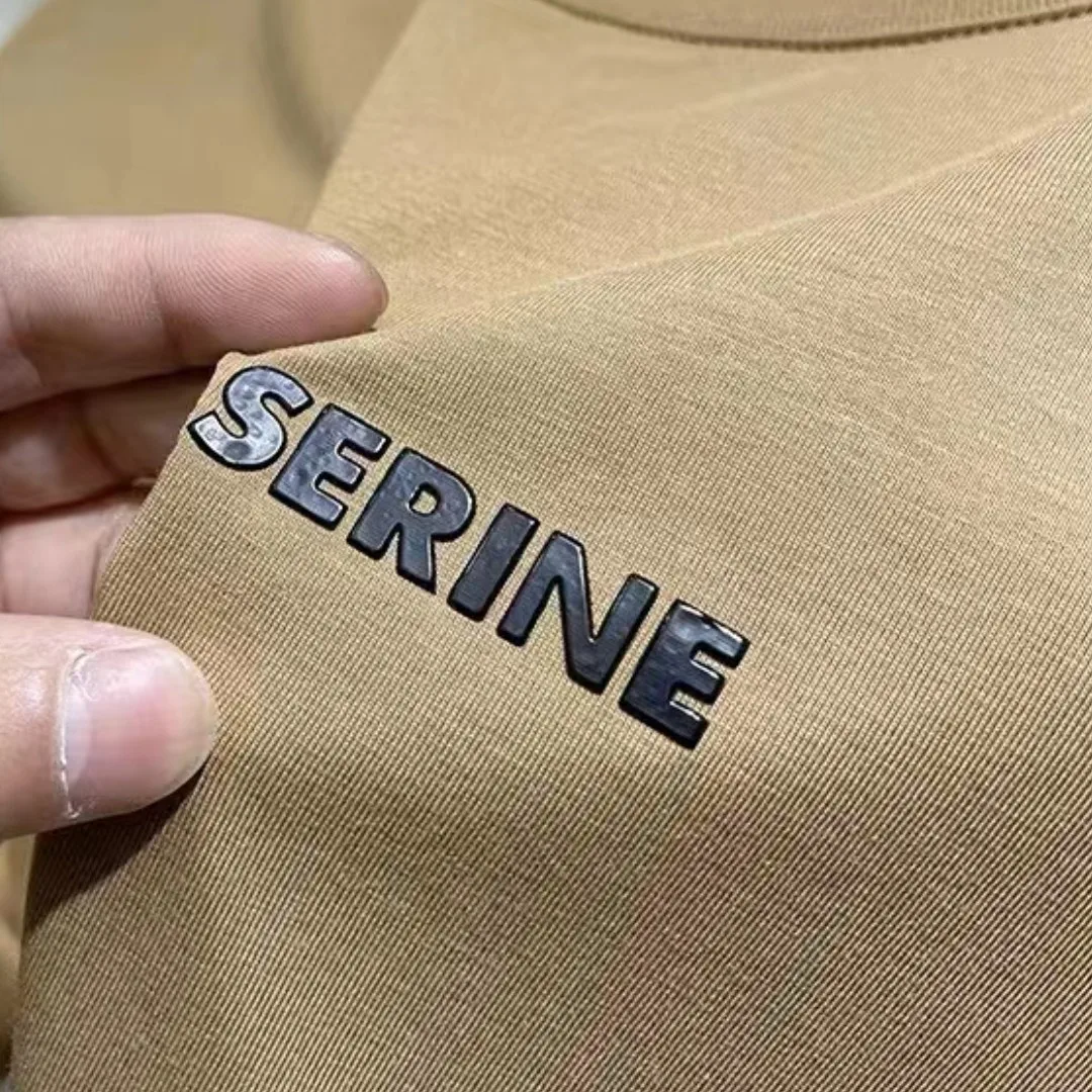 Custom Logo Offset Raised TPU Embossed Heat Transfer Labels Sticker for Clothing