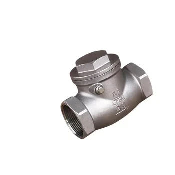 Horizontal Swing Check Valves High-quality Stainless Steel One-way Valves with Female Manual OEM/ ODM