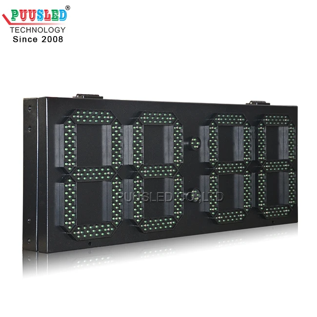Outdoor Led Time Zone Clock Led Digital Clock Display Led Digital Wall Clock