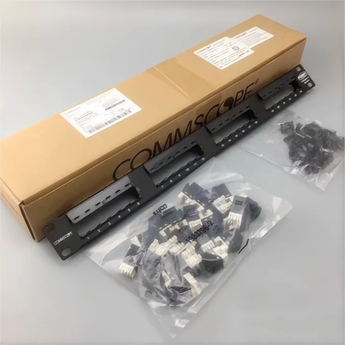 Simon Rj45 Rack RJ45 Cable Manager Rack 19 Inch - 24 Ports Network Patch Cord ...