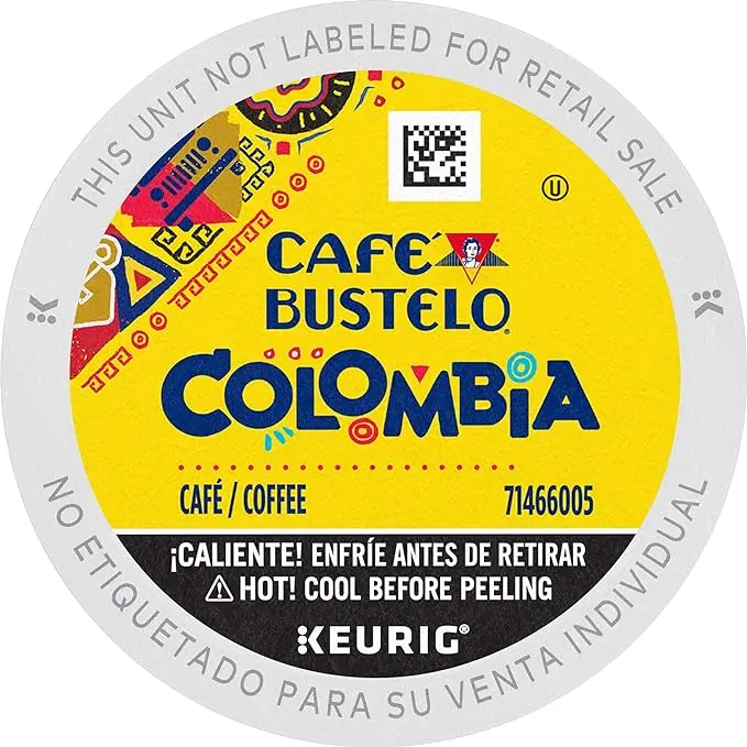 Cafe Bustelo,Espresso Style Dark Roast Coffee,Keurig Kcup Pods 24 Ct