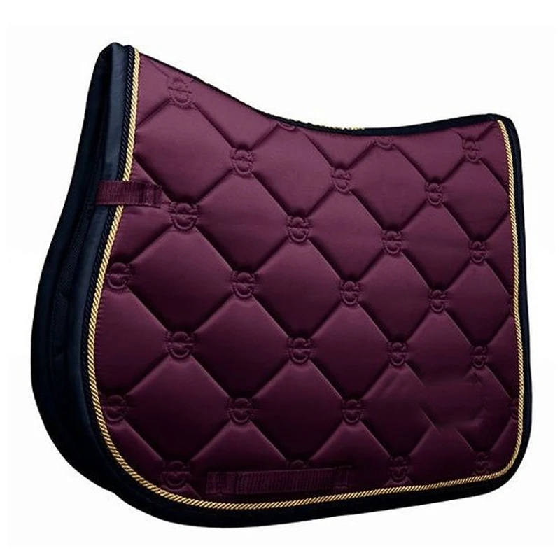 Equestrian Stockholm Jump Saddle Pad Modern White Moonless Night