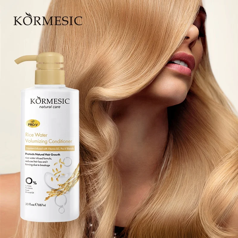Wholesale ODM/OEM KORMESIC Natural Care Rice Water Volumizing Conditioner Protect Natural Hair Growth
