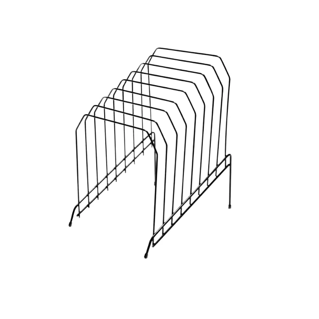 2 Tiers Magazine Rack Standing Metal Holder Retro Hotel Reception News Paper Stand Decorative