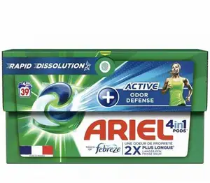 Powerful Ariel 3 in 1 Mountain Spring Washing Gel Capsules / Ariel All in 1 Capsule / Ariel 3in1 PODS, Washing Liquid Capsules