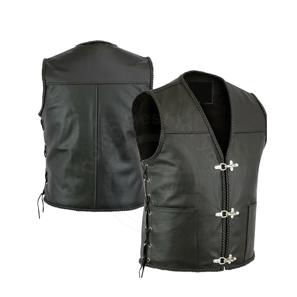 Lightweight Comfortable Leather Vest For Men Latest Design Leather Vest ...