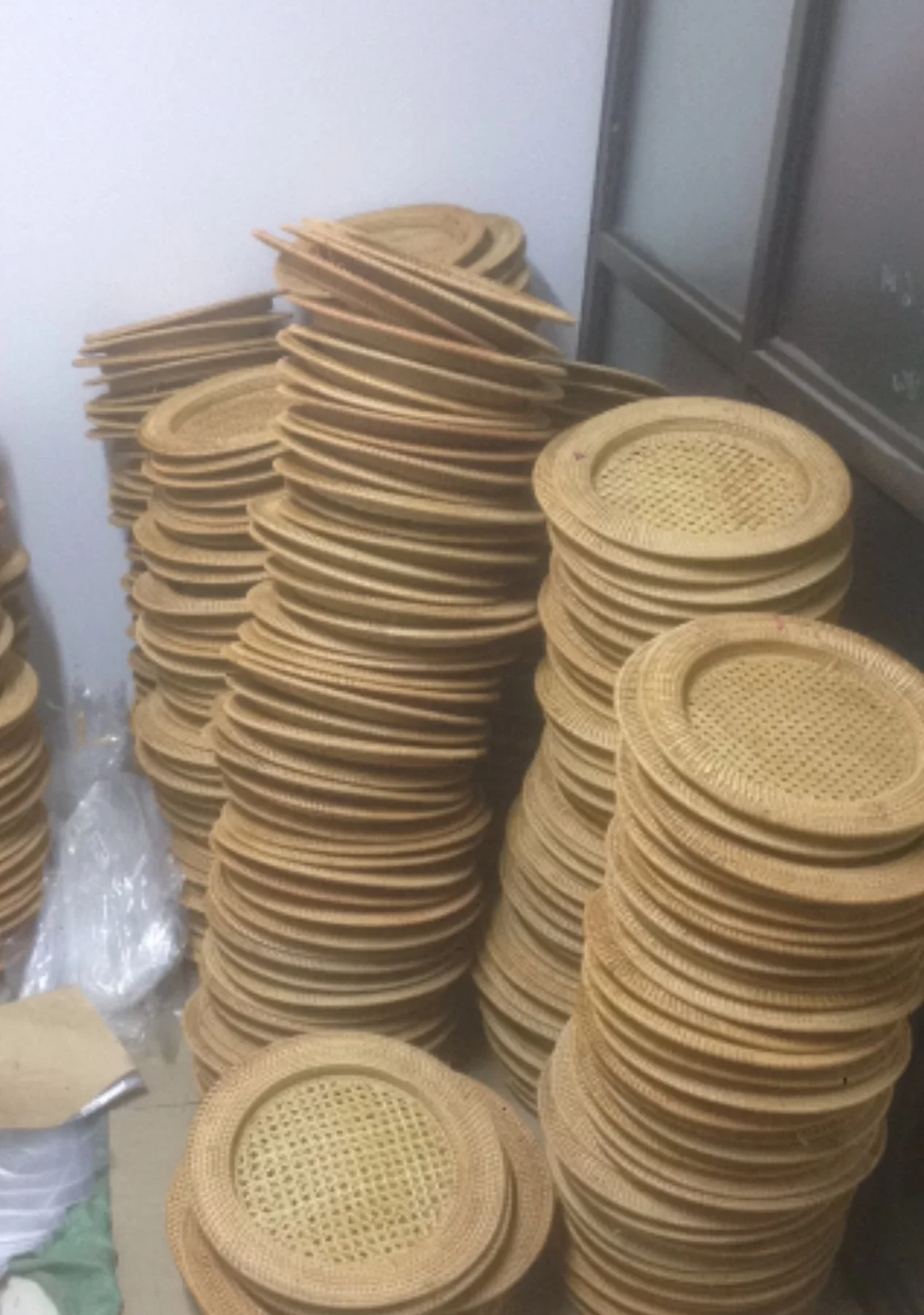 Cheap Wicker Rattan Plate Chargers Placemat Coasters For Tableware