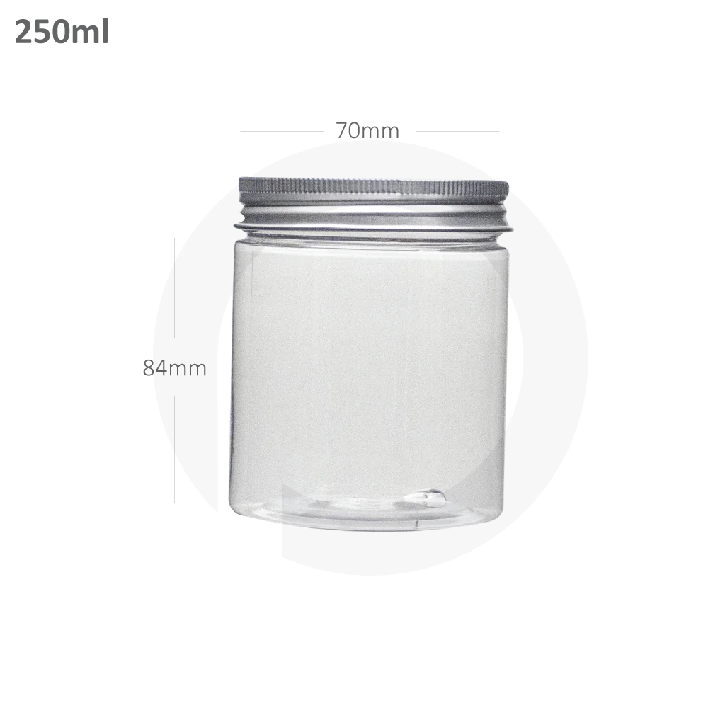 250ml/70mm Pet Plastic Jar With Cap Buy Plastic Jars Pet Plastic Pet