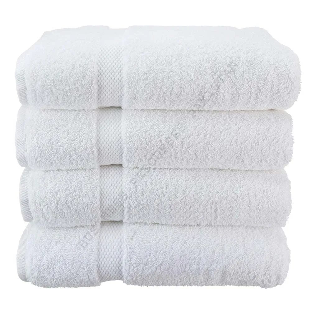 Hotel Quality Egyptian 100 Cotton Bath Towel / Hotel Towel Custom