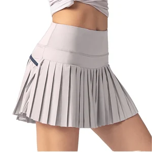 Custom Logo Hot Selling Active Fashion Sportswear Aesthetic Mini Pleated Womens Golf Apparel Tennis Skirts