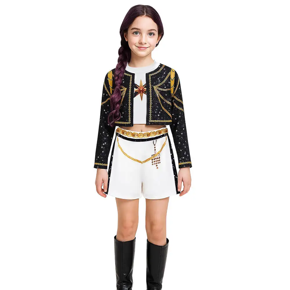 rumi gold dress KPop Demon Hunters Rumi Cosplay Costume Outfits CS853 main image 0