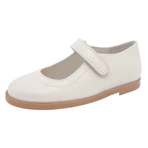 Professional Custom Factory Direct Sale New Product Mary Jane Genuine Leather Shoes for Children