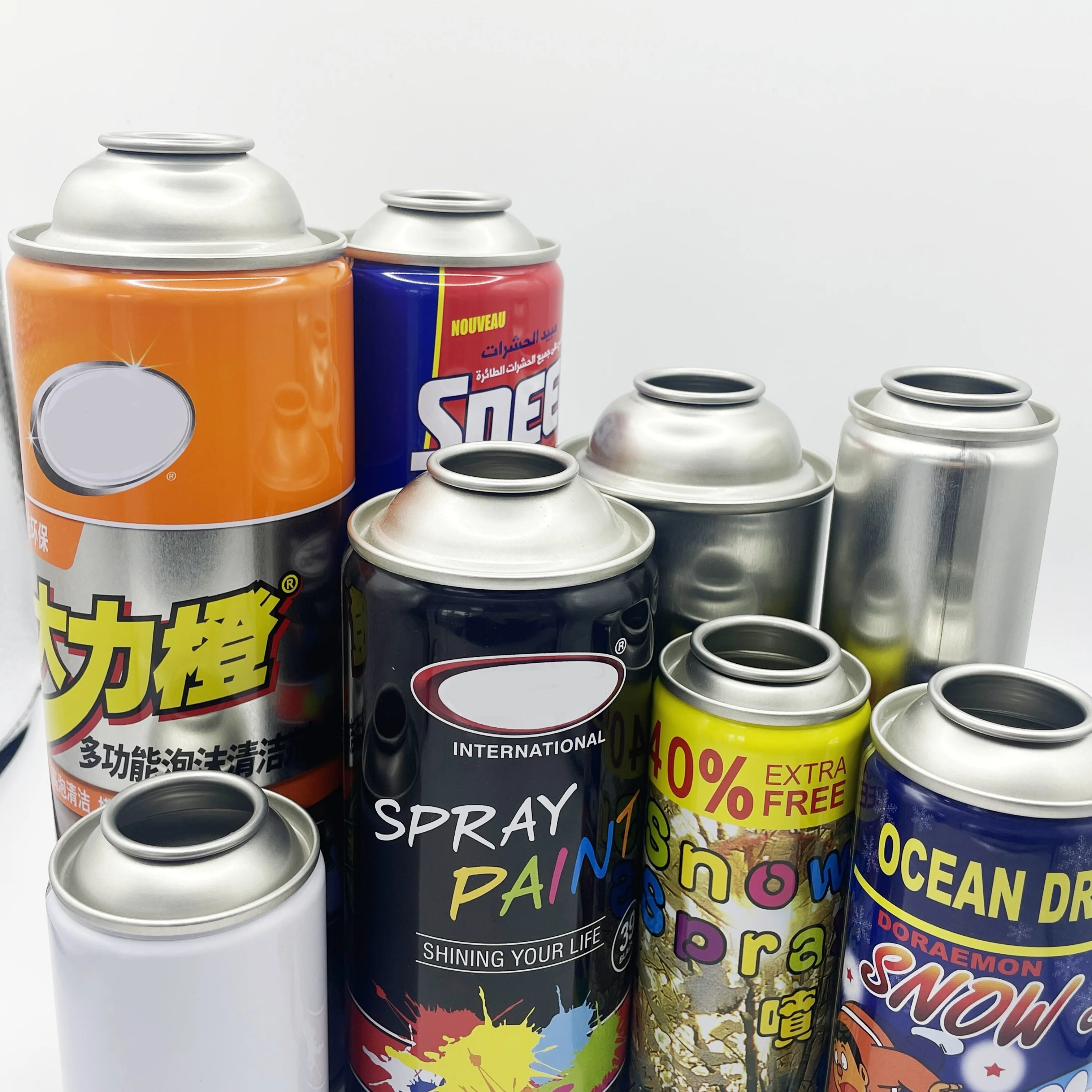 Empty Aerosol Tin Can Metal Tinplate Can With Good Price Diameter 60/65 ...