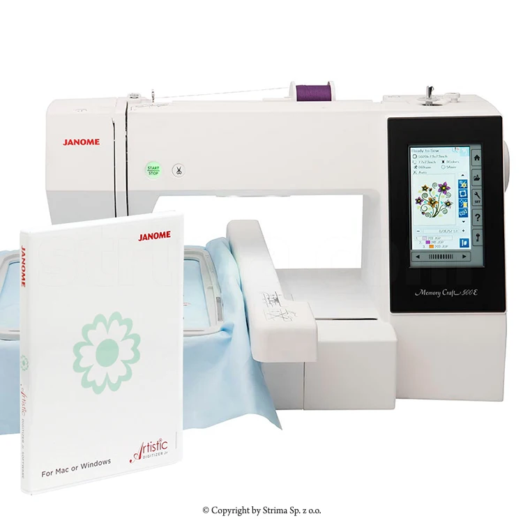 Brand New Original Janome Memory Craft 500e Embroidery Machine - Buy ...