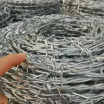 High Quality Steel Barbed Wire Coil Double Twisted Galvanized with Type