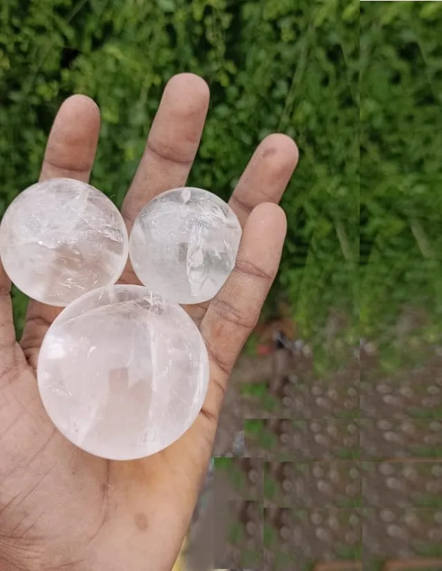 Finest Quality Natural Healing Clear Quartz Gemstone Sphere Wholesale