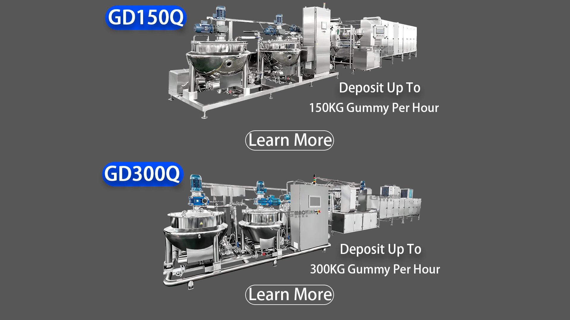 2023 New Design High Quality Fully Automatic Jelly Candy Gummy Candy Making Machine for Cheap Factory Price