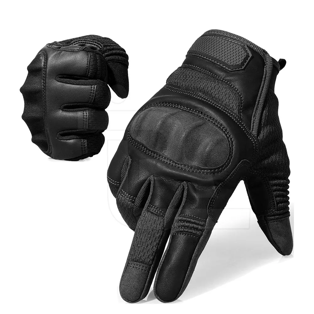 Wholesale Custom Design Motorbike Gloves Leather Made Durable Motorbike
