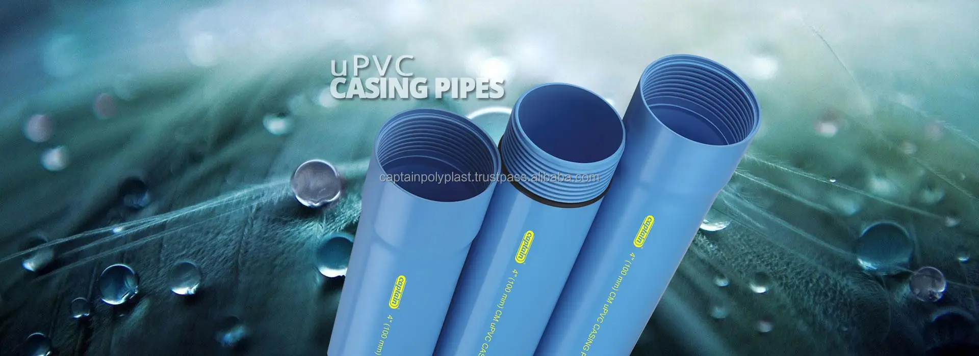 Captain Blue Upvc Casing Pipes For Waterwell,Tubewell,Borewell