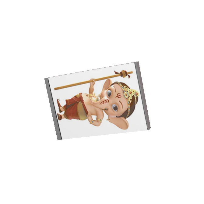 Teddy Bear Grave Photo Printed White Glazed Ceramic Wall Tiles 3D Brick Effect Digital Cartoon Printed Brick Look Tiles