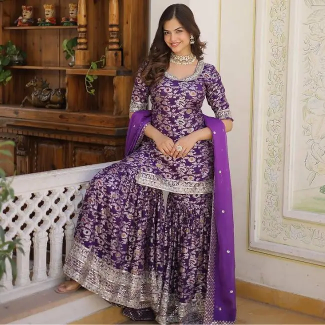 Launching New Pakistani Suit Design by Butterfly Net With Embroidery Work  With Inner Santoon New Collection on Trend