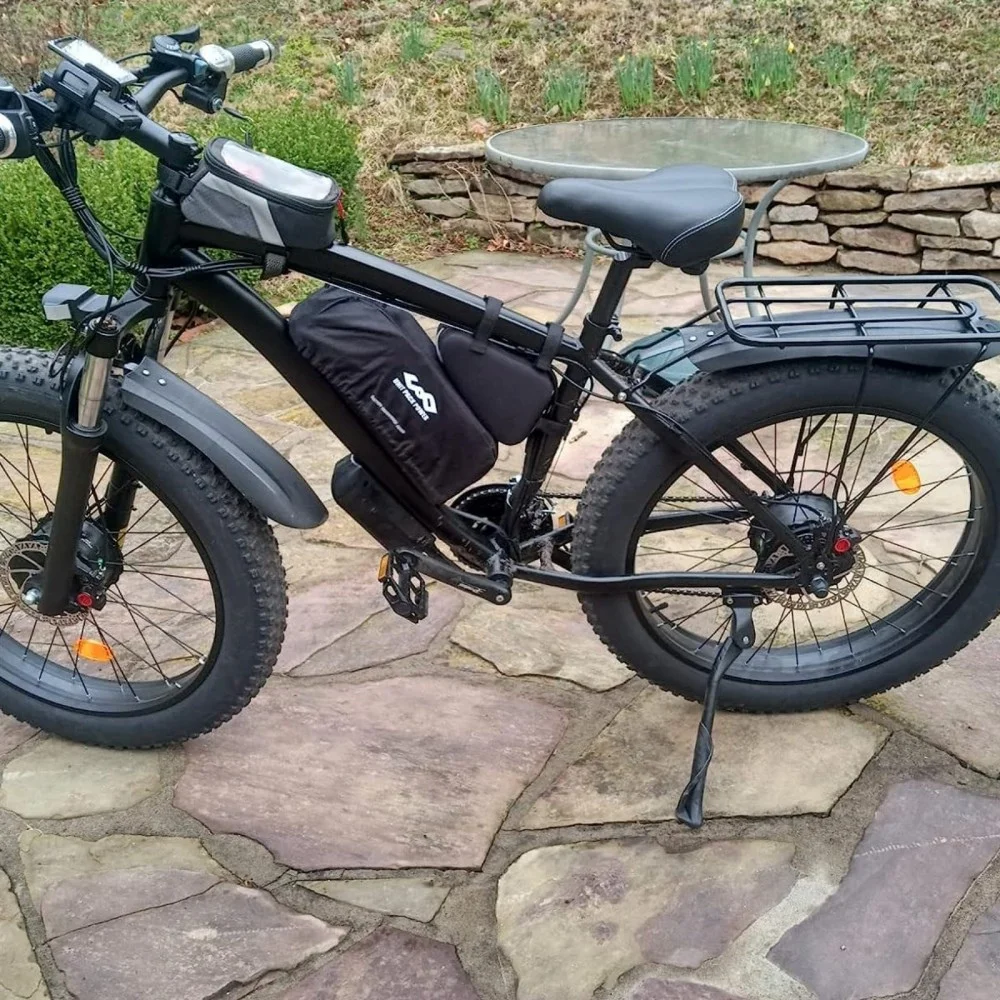 (USA Stock & Ship from China) SMLRO XDC600 Plus Dual Motors Electric Bike  Hydralic Disc Brake All Black