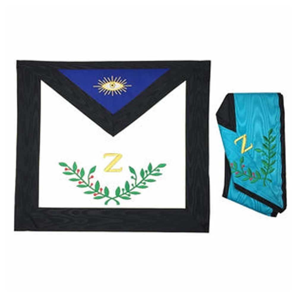 17th Degree Scottish Rite Masonic Apron [maroon & Gold] Buy Masonic