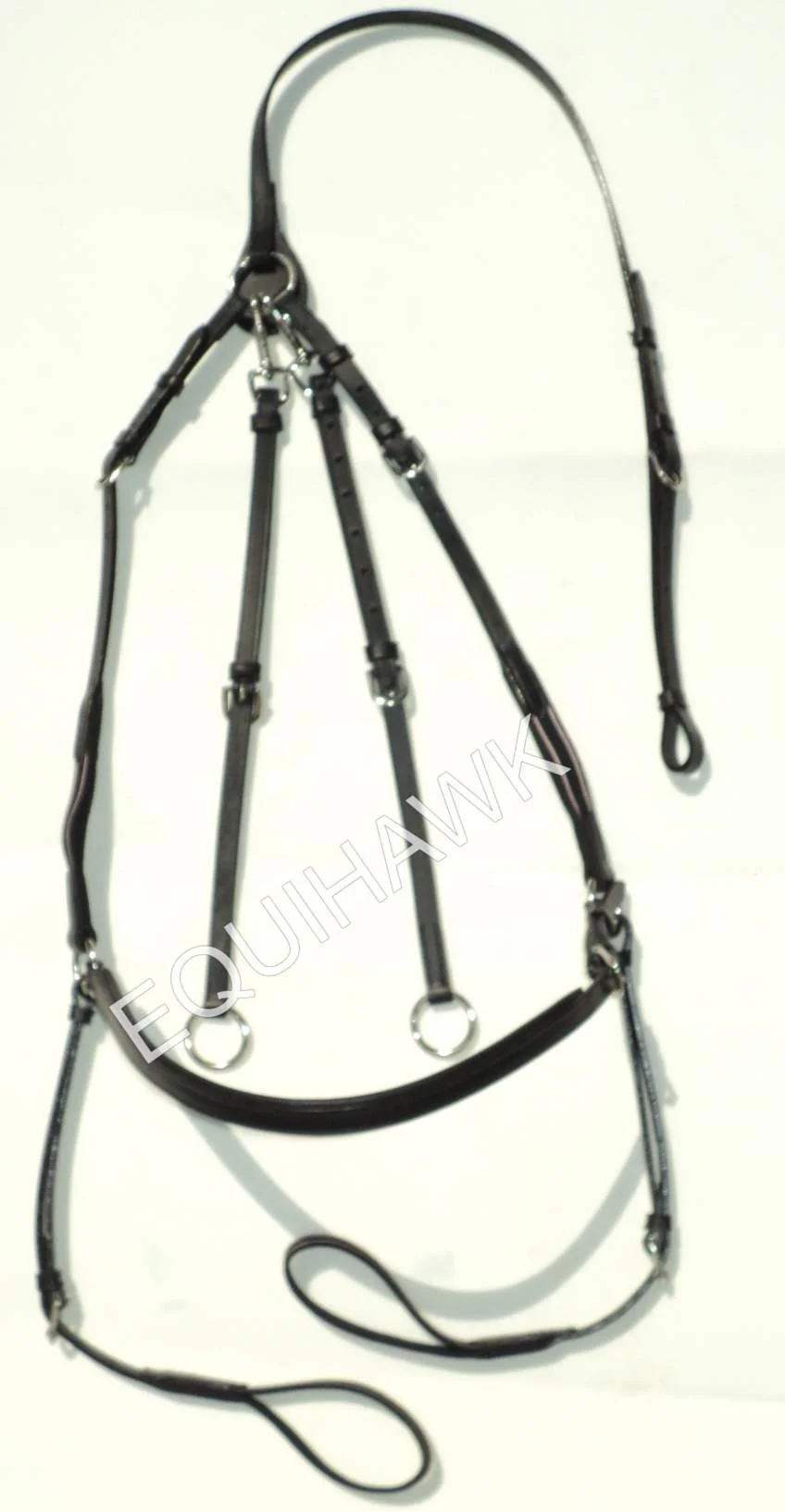 SMART HORSE LEATHER HORSE BREASTPLATE CUM MAR TINGALE  DETACHABLE LEATHER BREASTPLATE CUM MART INGALE