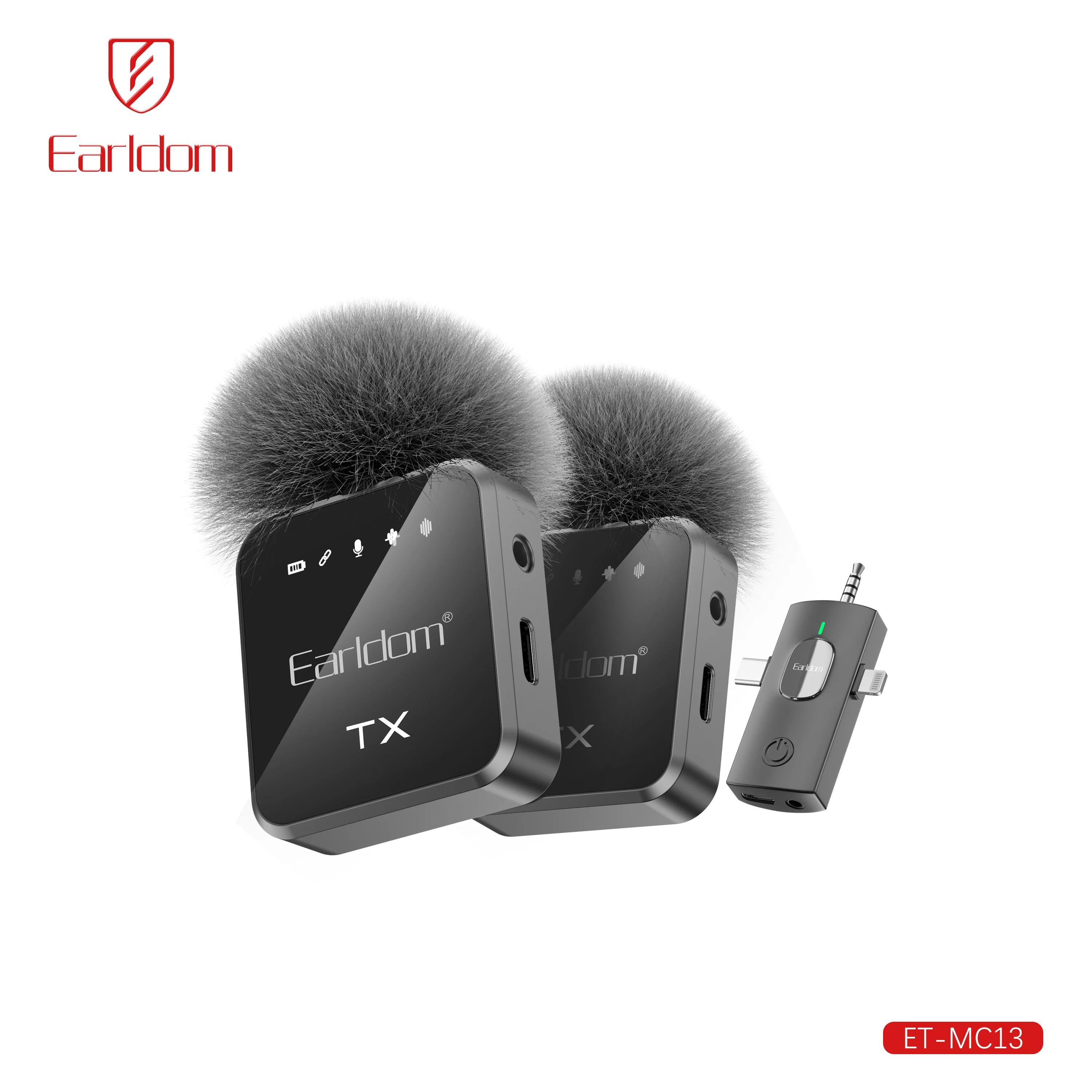 Earldom Studio Microphone Wireless Professional Wireless Microphone for Video Recording, Game Live Streaming