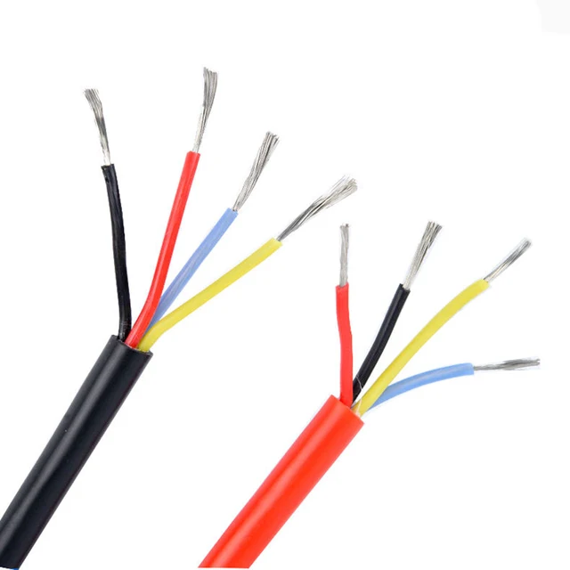 Super Quality Electrical Cable Wire 2 3 4 5 6 7 8 Core Silicone rubber insulation Sheath Tinned Copper Wire for Power