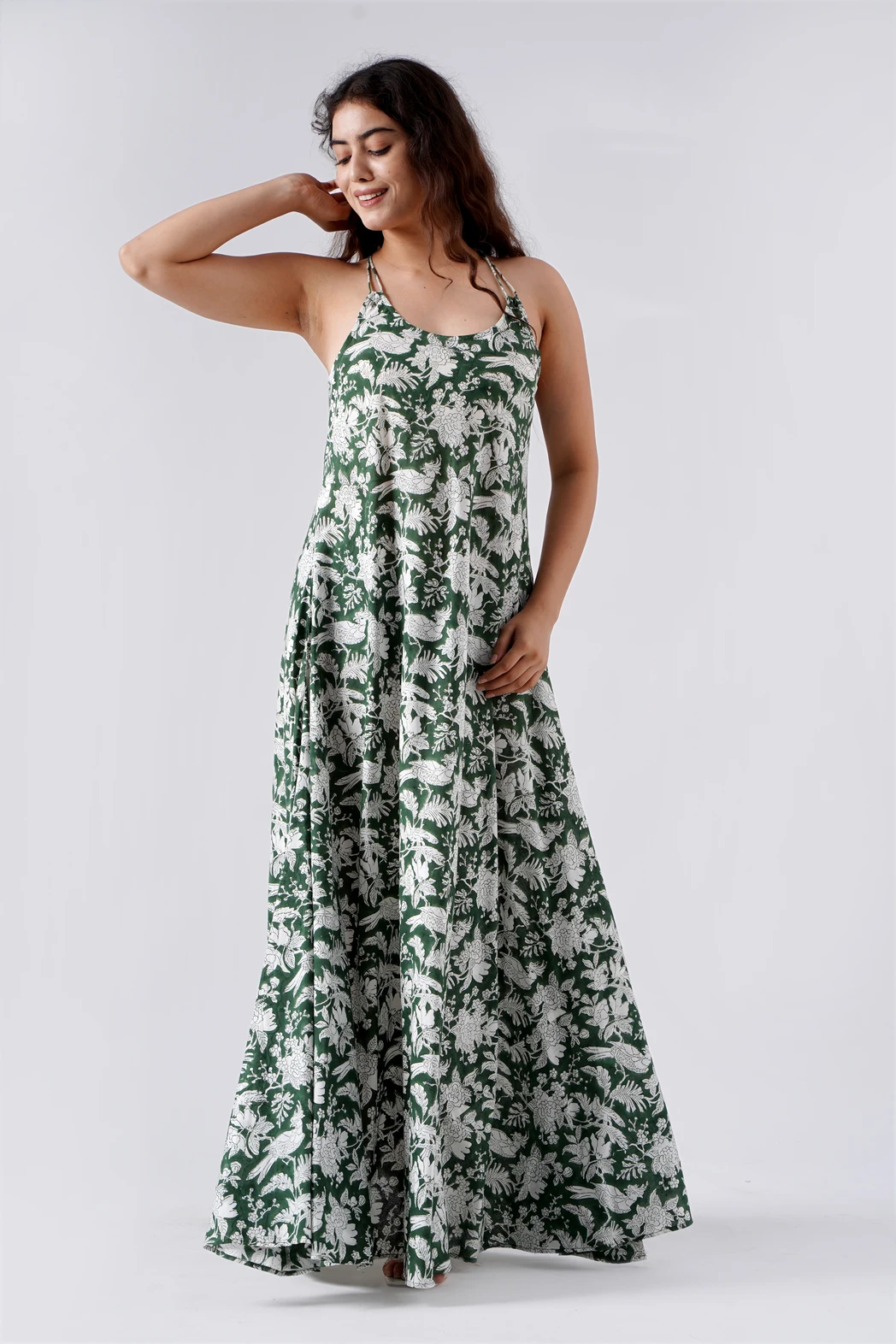 green emerald velvet dress Rifle Green Color Silk Dress