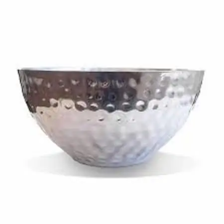 Полированная готовая кованая Современная дизайнерская чаша с высококачественной твердой металлической посудой для сервировочной чаши домашней сервировки