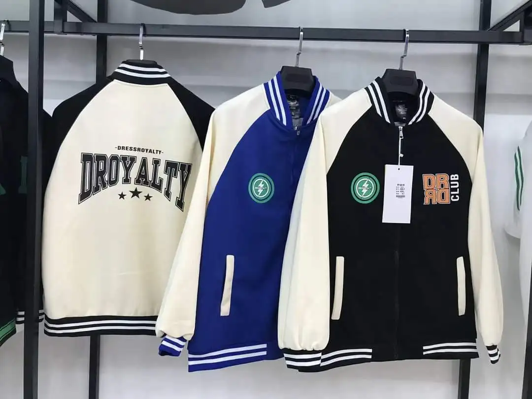 Plus Size Men's Versity College Jackets Wholesale Blank Varsity Jackets