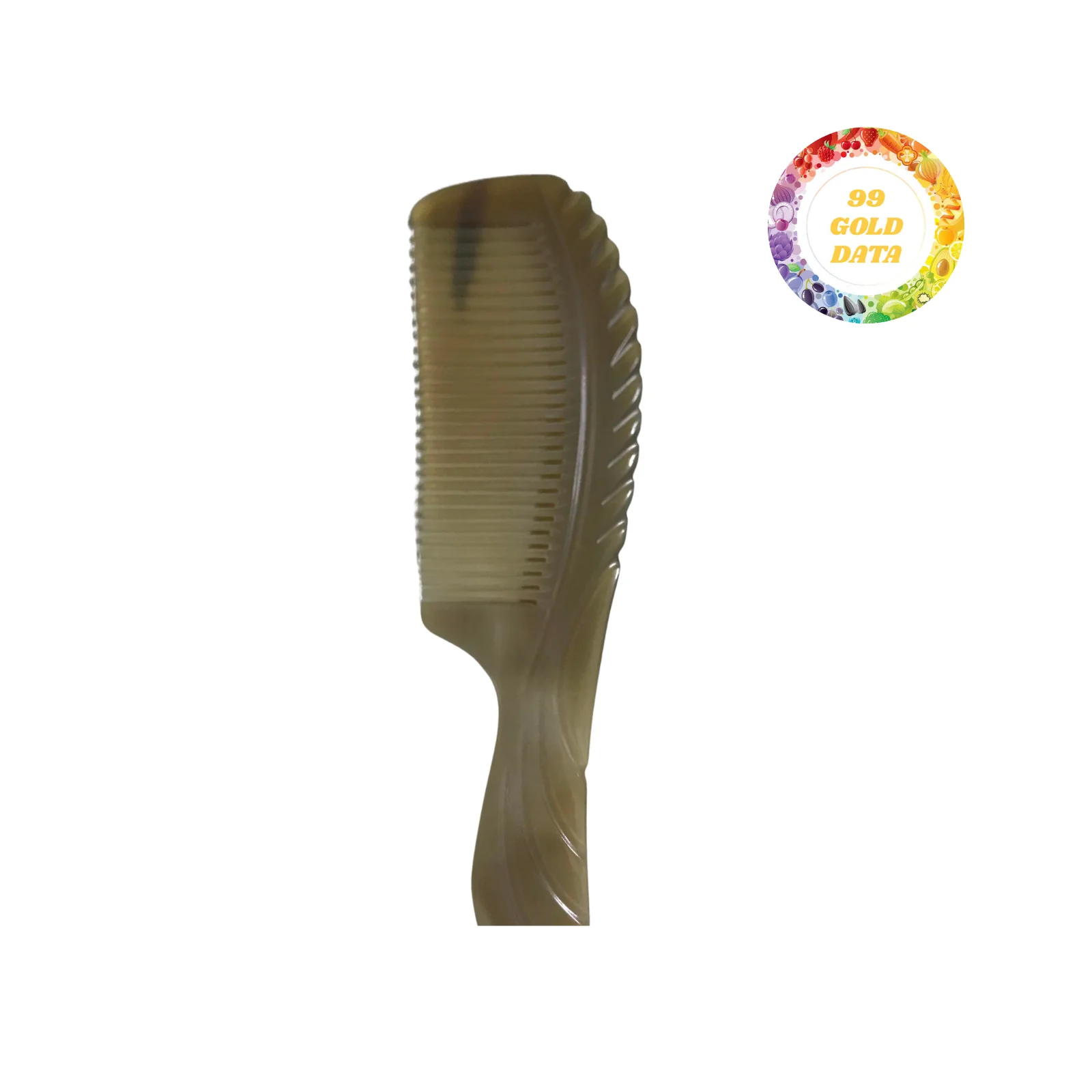 髪やひげのためのバッファローホーンコーム-自然な魅力を持つ