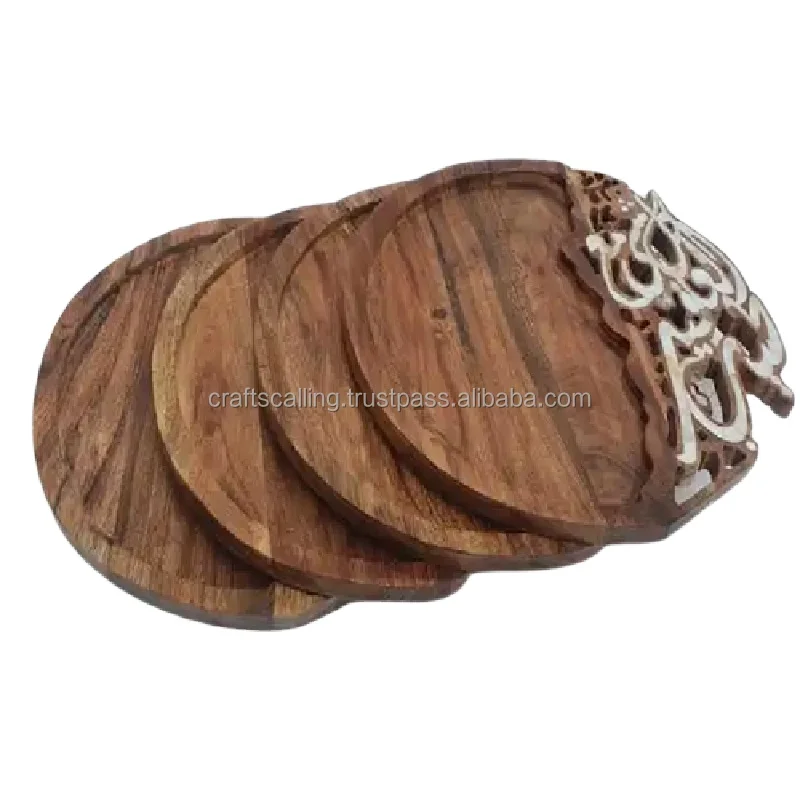 Wood And Mop Chocolate Tray Cupcakes Display Cheese Plate Wood Serving