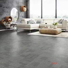 Indoor Scratch-Resistant with Carpet Texture 3.2mm-8mm Thickness Vinyl Plank SPC Flooring