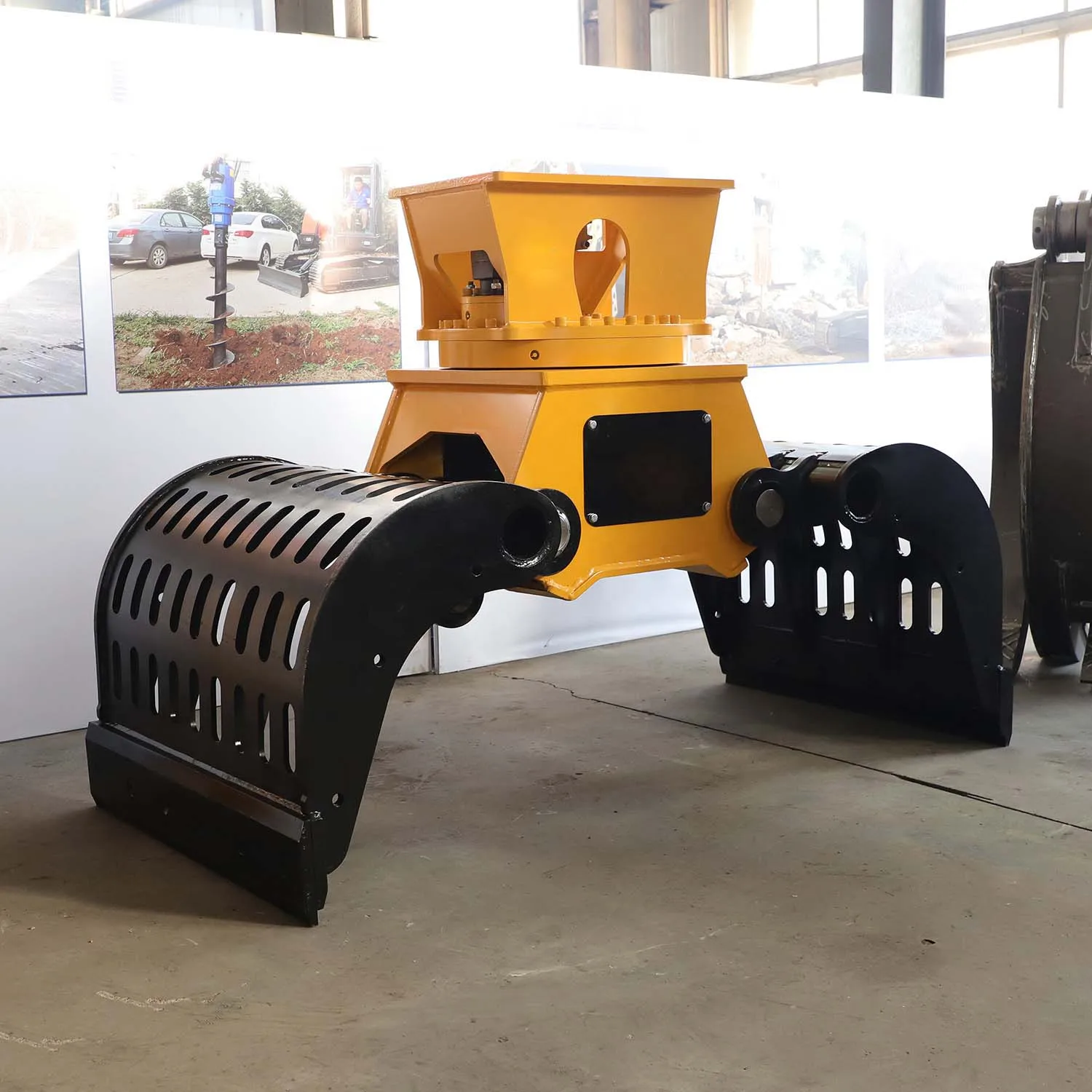 Excavator Grapple Wood Grapple Log Crane Multifunctional Tools Handy