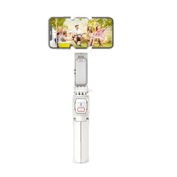 A10 Multifunctional Smartphone Gimbal Stabilizer with Detachable Fill Light Retractable Wireless Selfie Stick and Tripod detail image