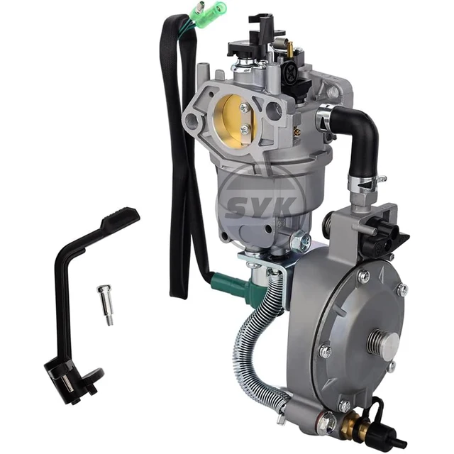 Free sample 188F Dual fuel carburetor LPG CNG conversion kit 4.5-5.5KW manual choke gas carburetor for gasoline generator