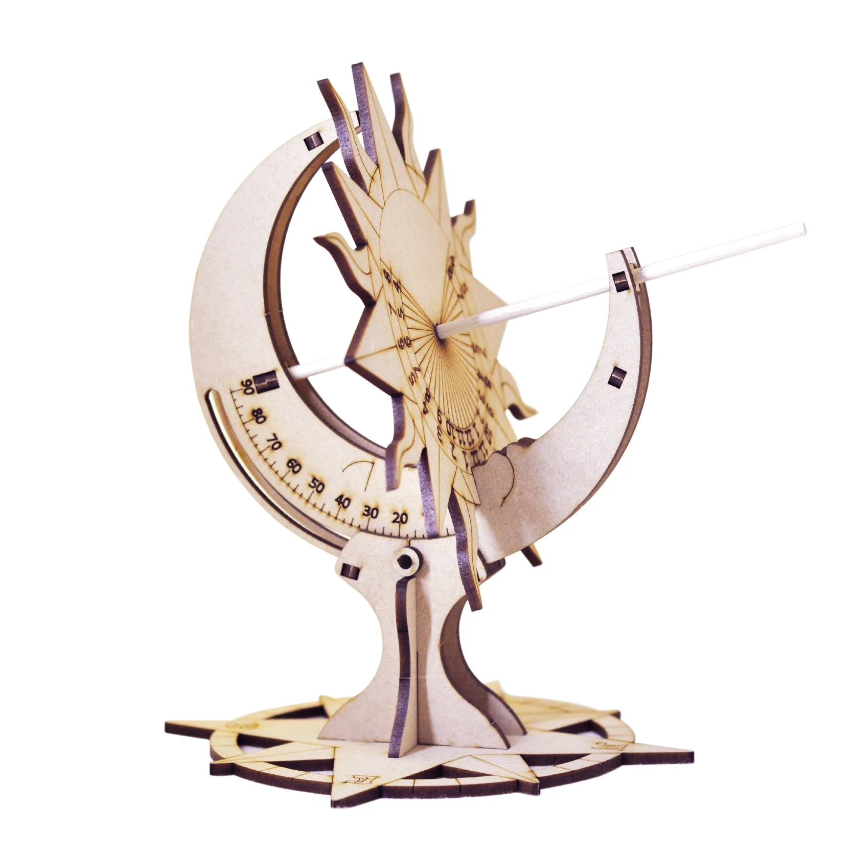 Diy Apollo Equatorial Sundial Astronomical Science Toys Buy Steam Toy