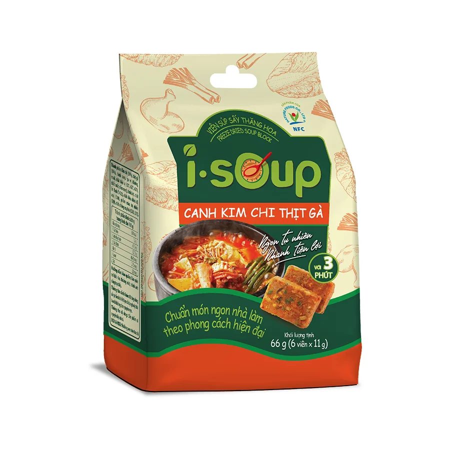 Chicken Kimchi Soup Fd Isoup Instant Soup Naturally Tasty Fast